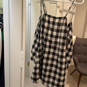 Aqua brand - gingham dress XS